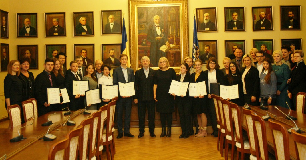 Нагородження стипендіатів 